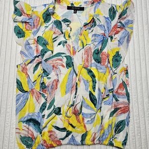 Ava Rose Vibrant Floral Blouse